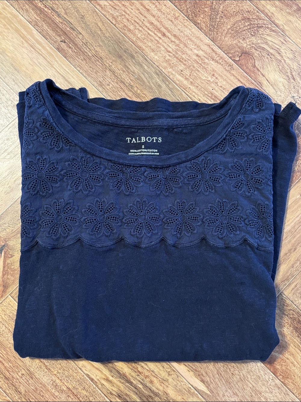 Navy Blue Talbots Tee